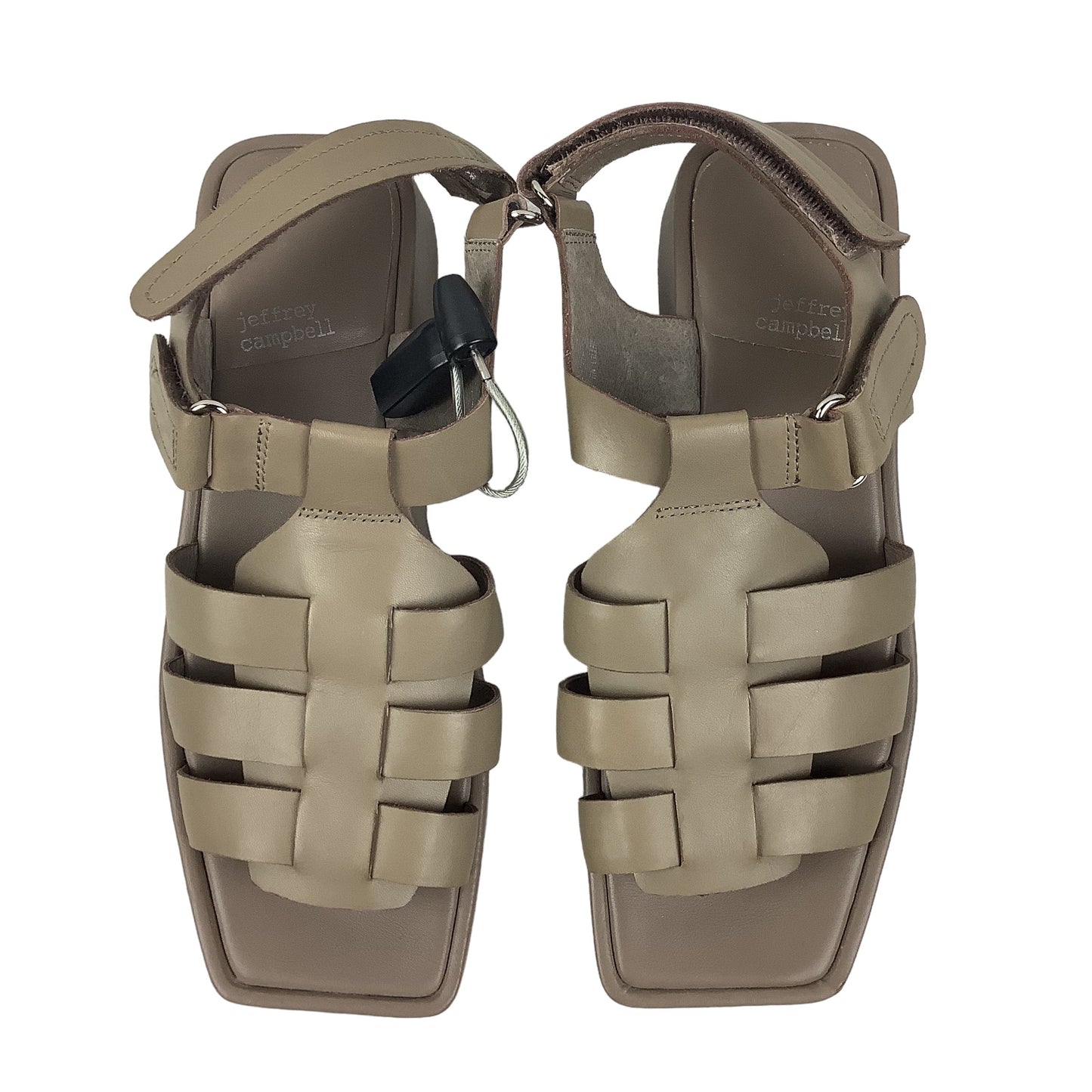 Grey Sandals Designer Jeffery Campbell, Size 7