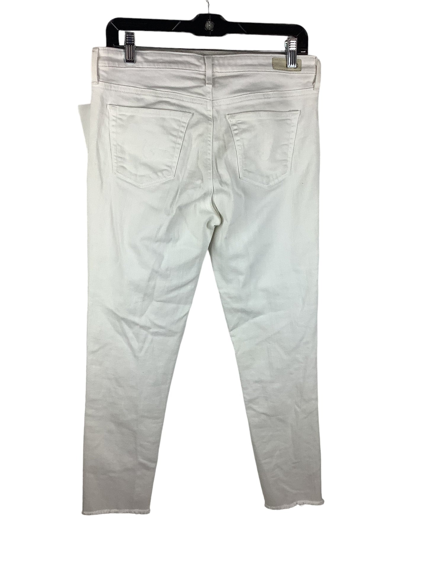 White Pants Designer Adriano Goldschmied, Size 8