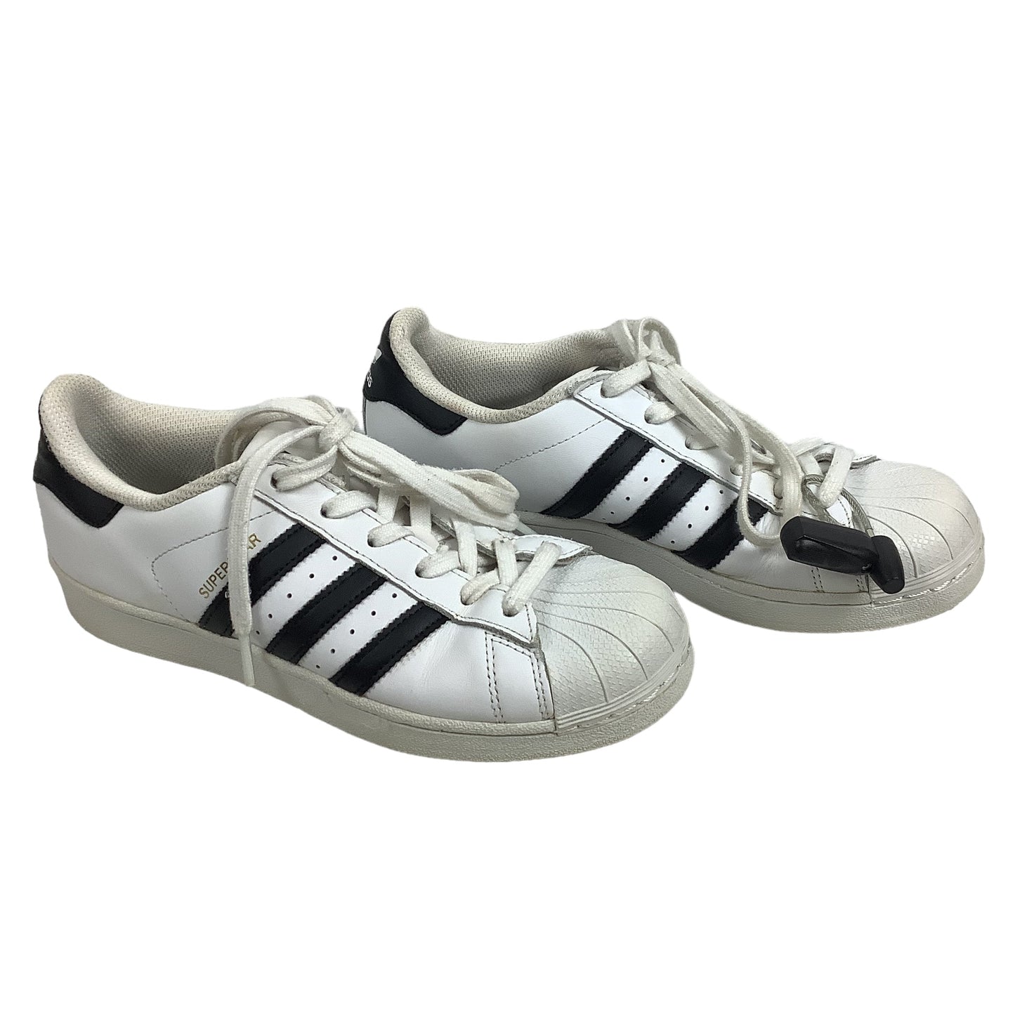 White Shoes Sneakers Adidas, Size 6