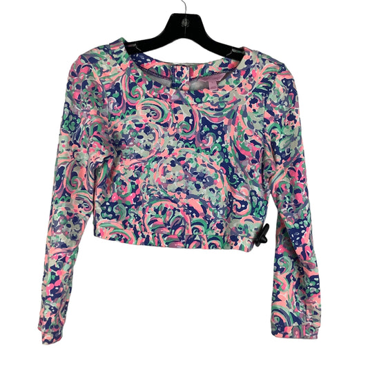 Multi-colored Top Long Sleeve Designer Lilly Pulitzer, Size S
