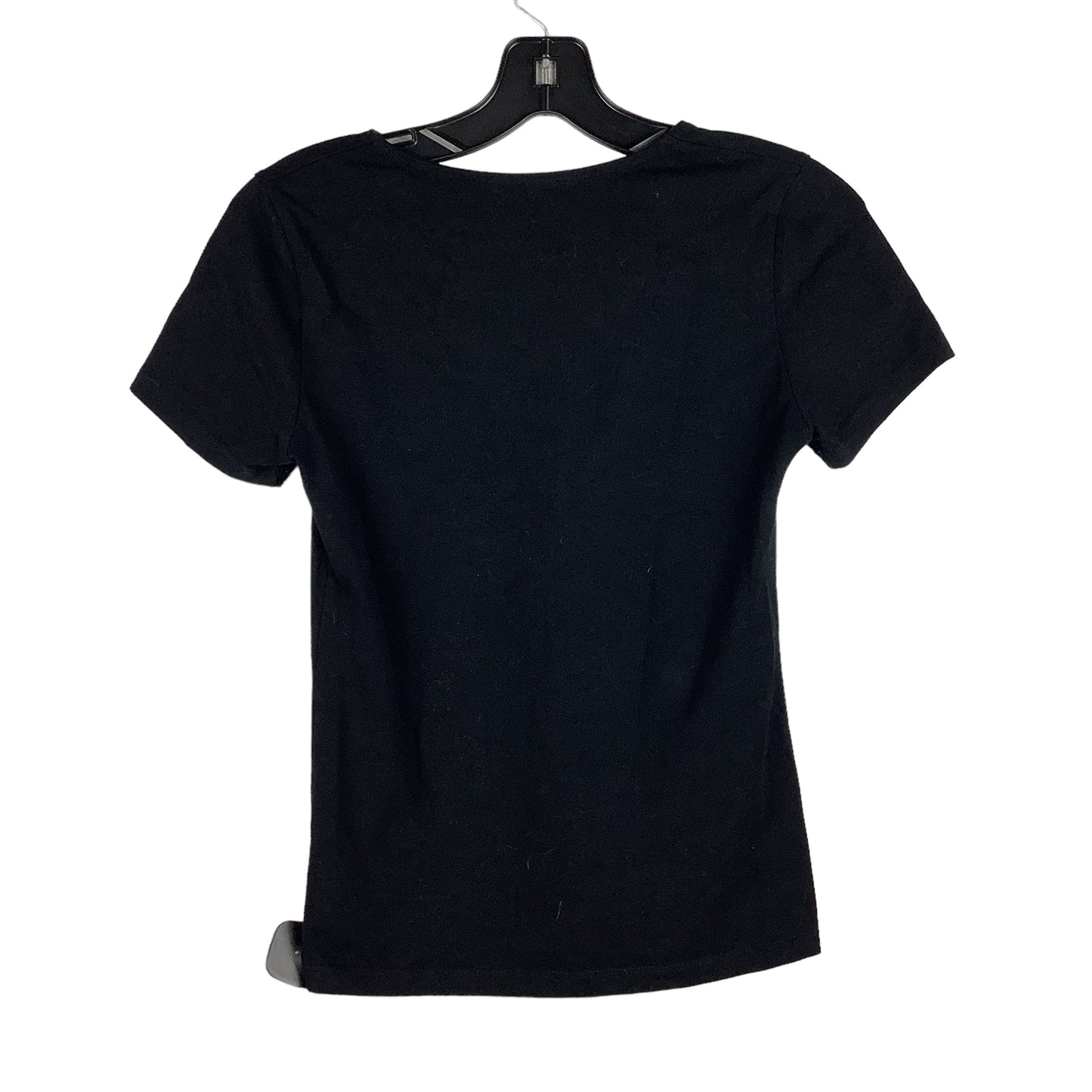 Black Top Short Sleeve Basic Karen Millen, Size 2