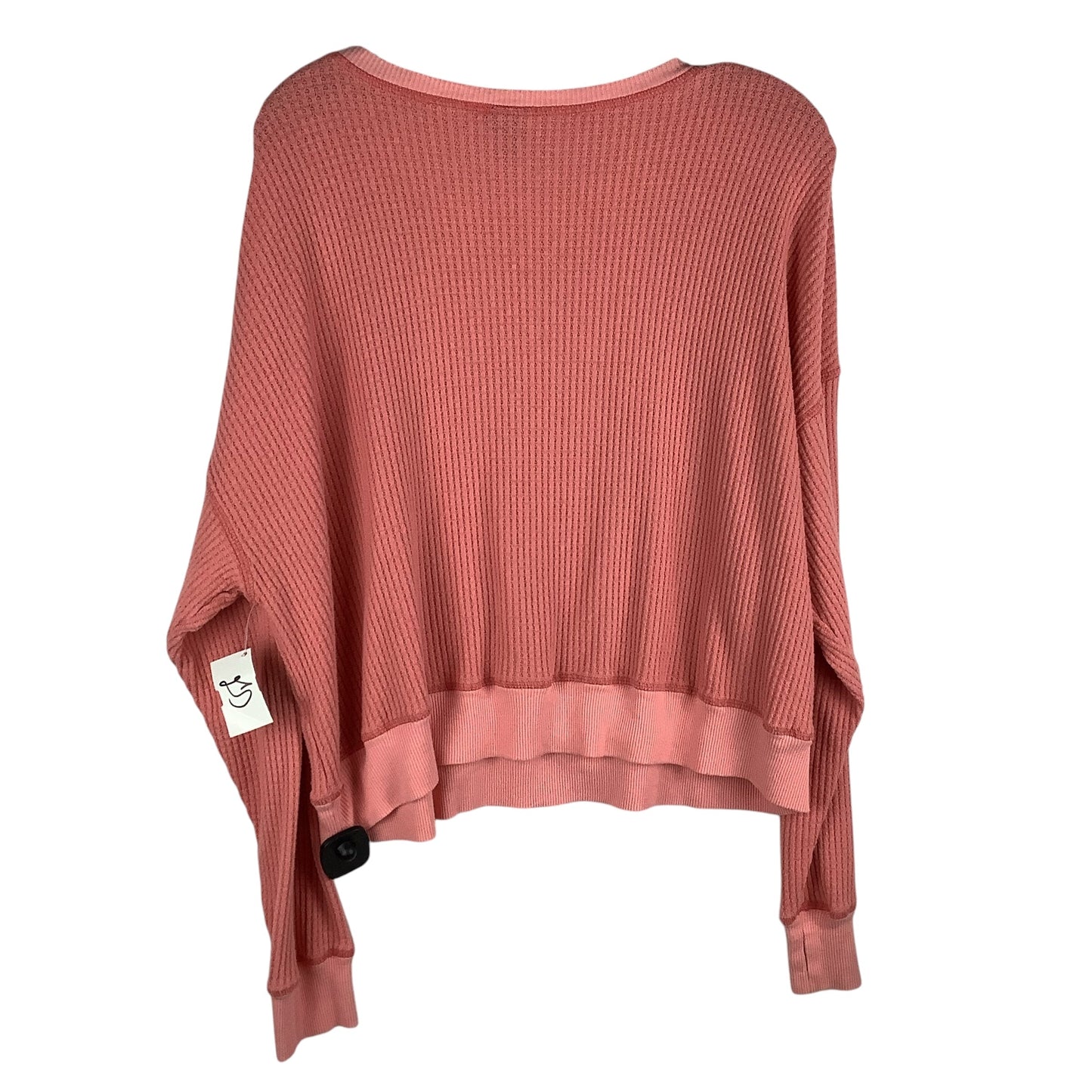 Top Long Sleeve By Clothes Mentor In Pink, Size: Xxl