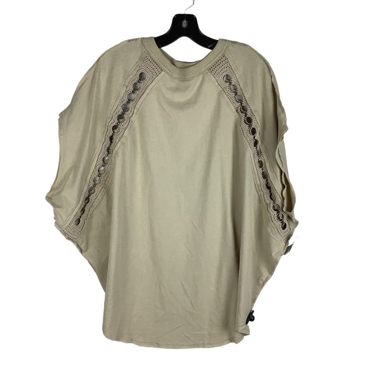 Cream Top Short Sleeve Free People, Size M