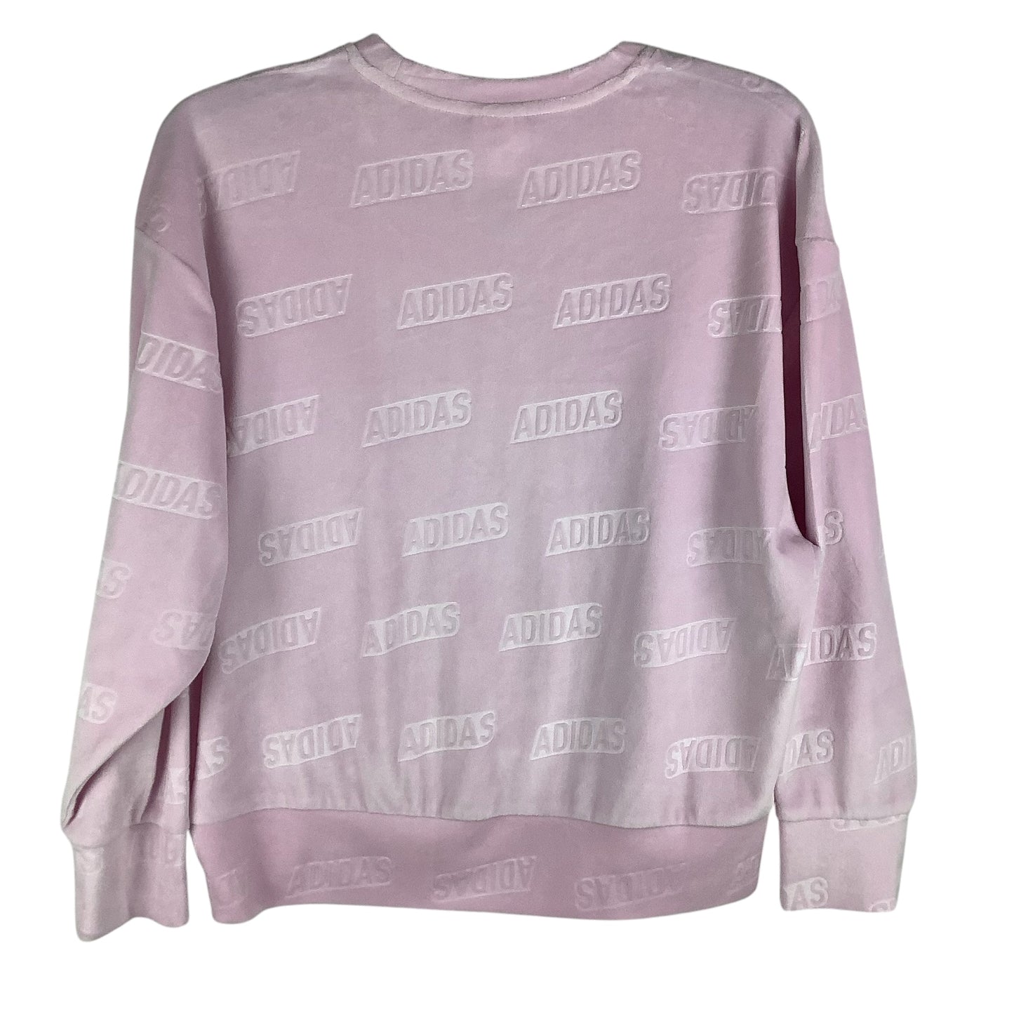 Top Long Sleeve By Adidas In Pink, Size: Xl