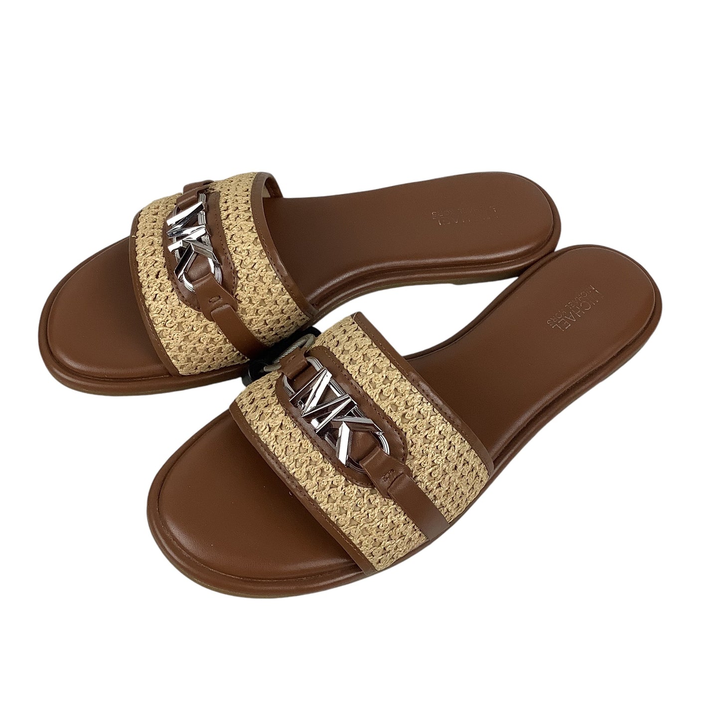 Sandals Designer By Michael Kors In Tan, Size: 9.5