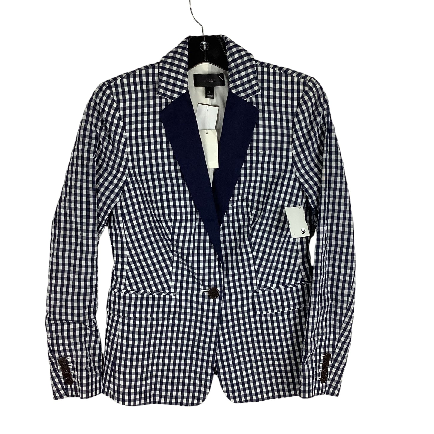 Blazer By J. Crew In Plaid Pattern, Size: 0