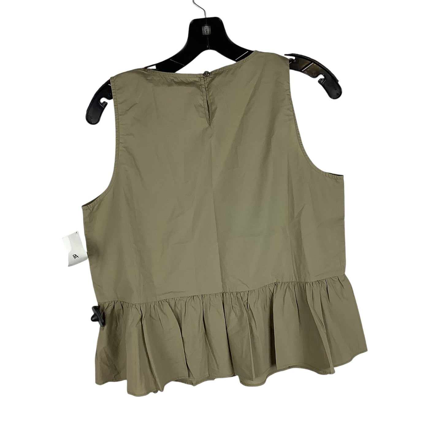 Top Sleeveless By Madewell In Green, Size: M