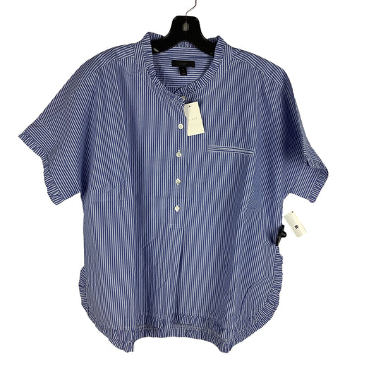 Top Short Sleeve By J. Crew In Blue, Size: L (12)