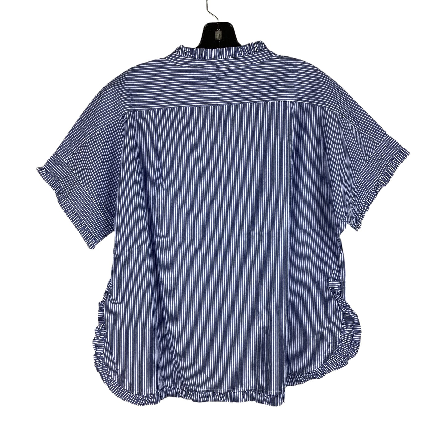 Top Short Sleeve By J. Crew In Blue, Size: L (12)