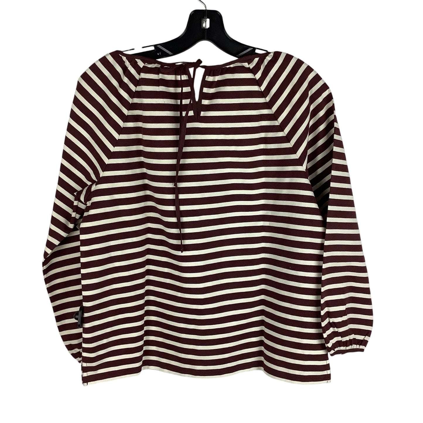 Top Long Sleeve By J. Crew In Striped Pattern, Size: S