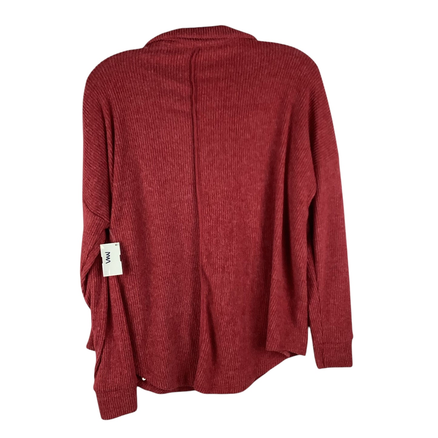 Top Long Sleeve By Zenana Outfitters In Red, Size: S