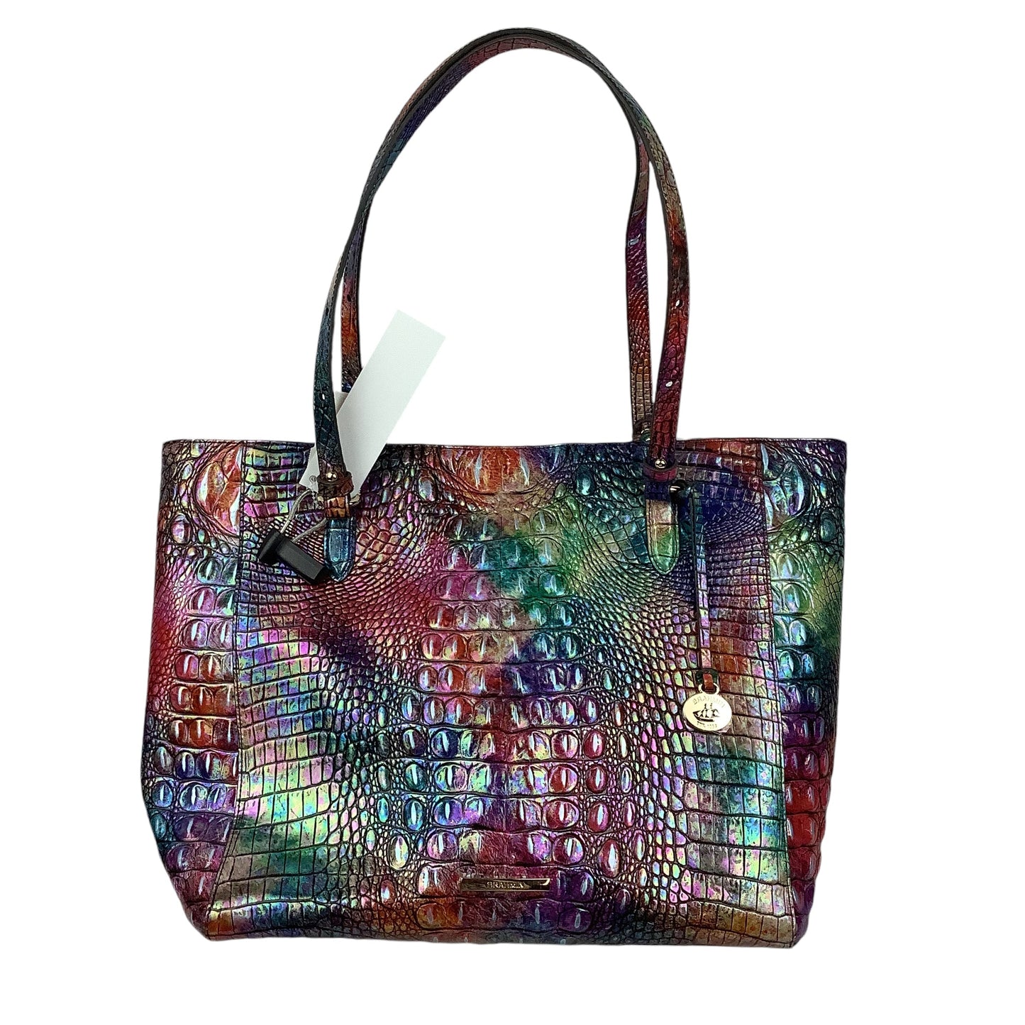 Handbag Designer By Brahmin, Size: Large