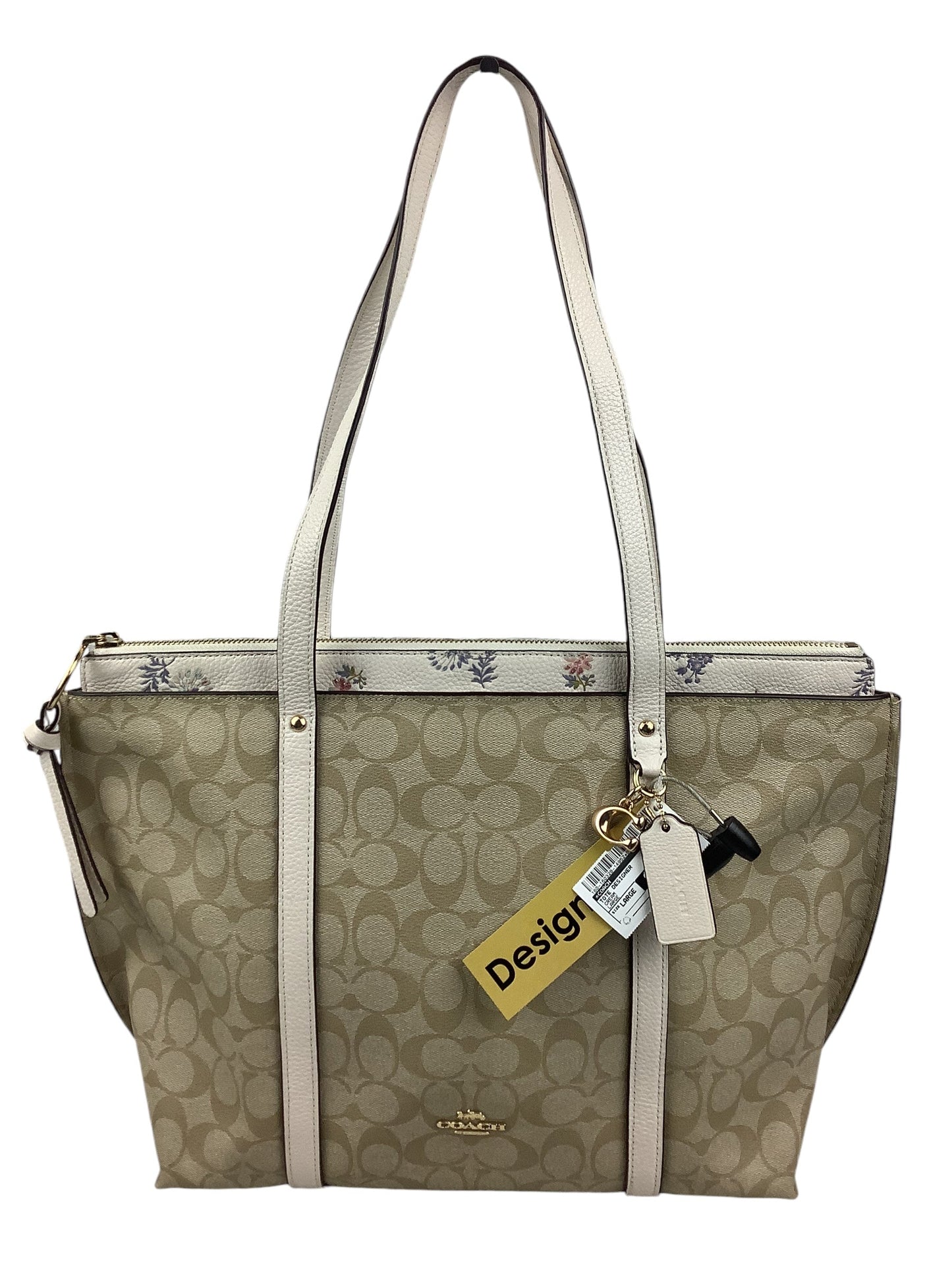 Tote Designer By Coach, Size: Large