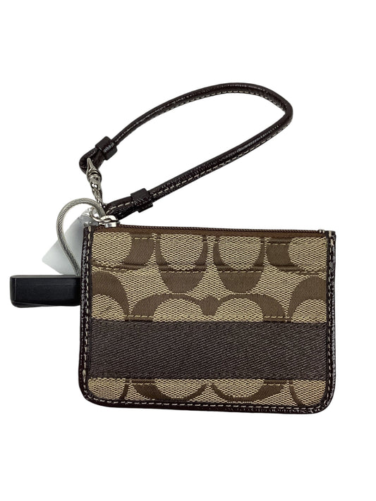 Wristlet Designer By Coach, Size: Small