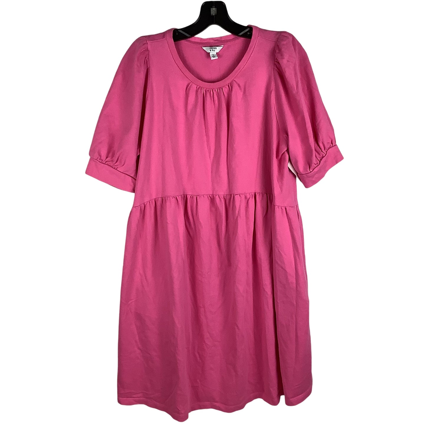 Dress Casual Short By Crown And Ivy In Pink, Size: L