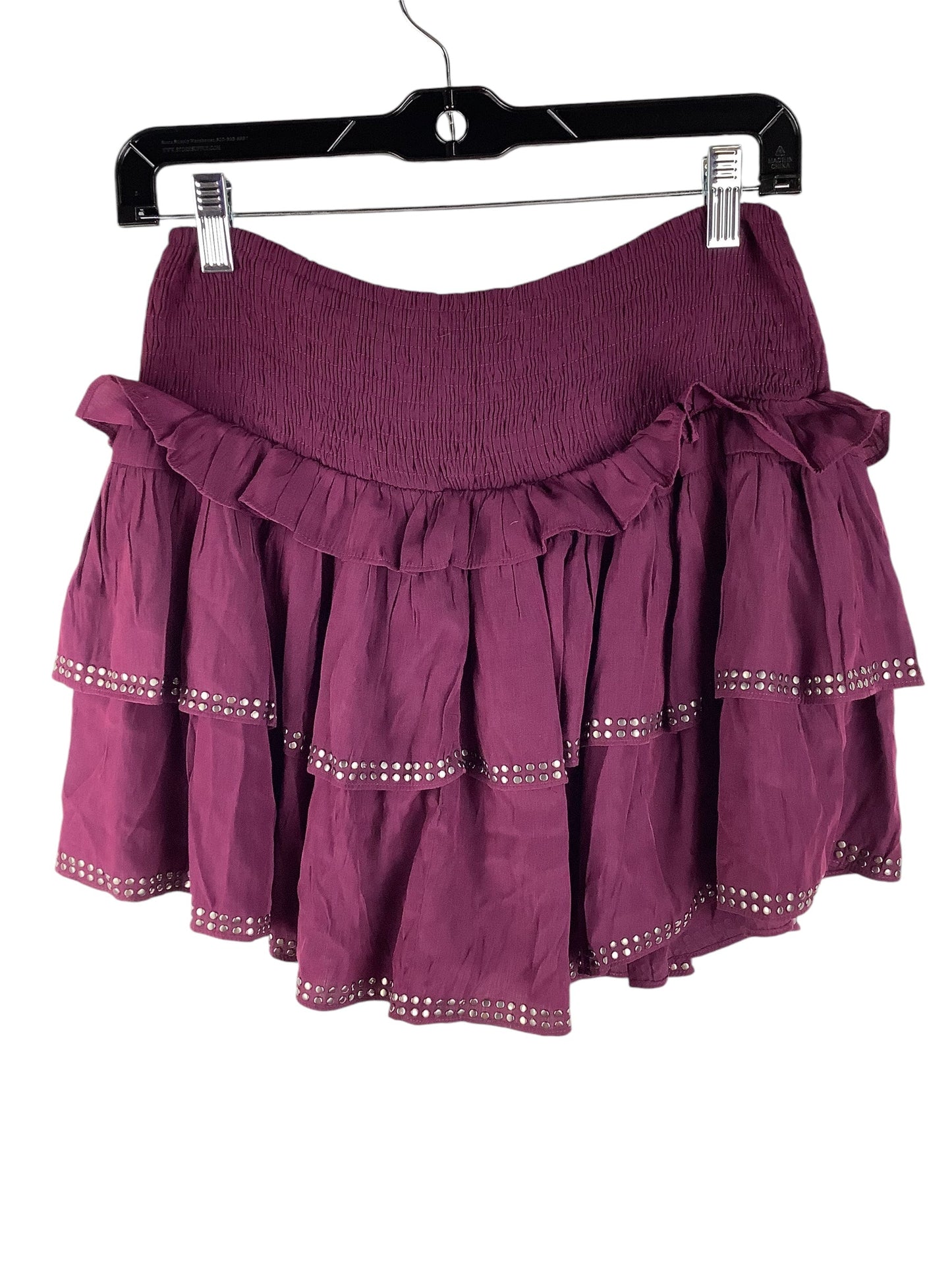 Skort Mini & Short By Clothes Mentor In Purple, Size: M