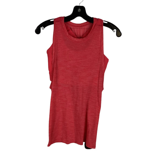 Athletic Tank Top By Lululemon In Red, Size: 6