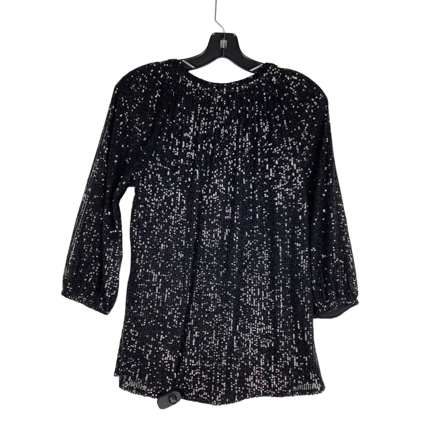 Top Long Sleeve By Crown And Ivy In Black, Size: S