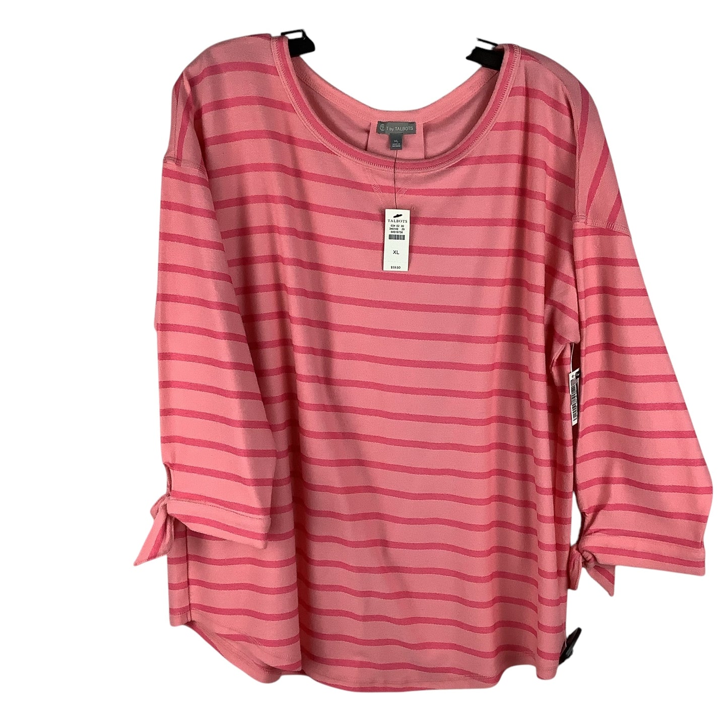 Top Long Sleeve By Talbots In Pink, Size: Xl