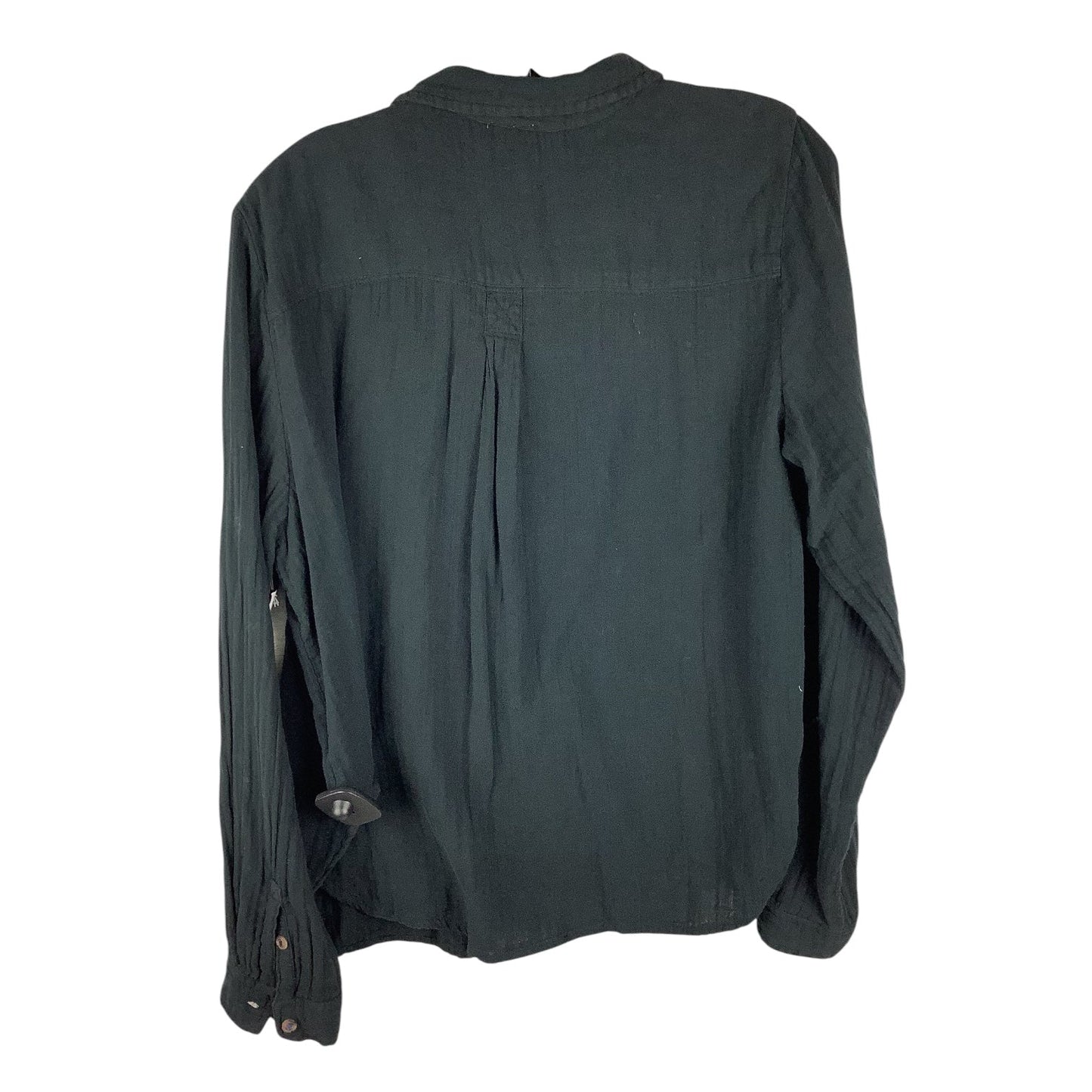 Top Long Sleeve By Pilcro In Black, Size: L