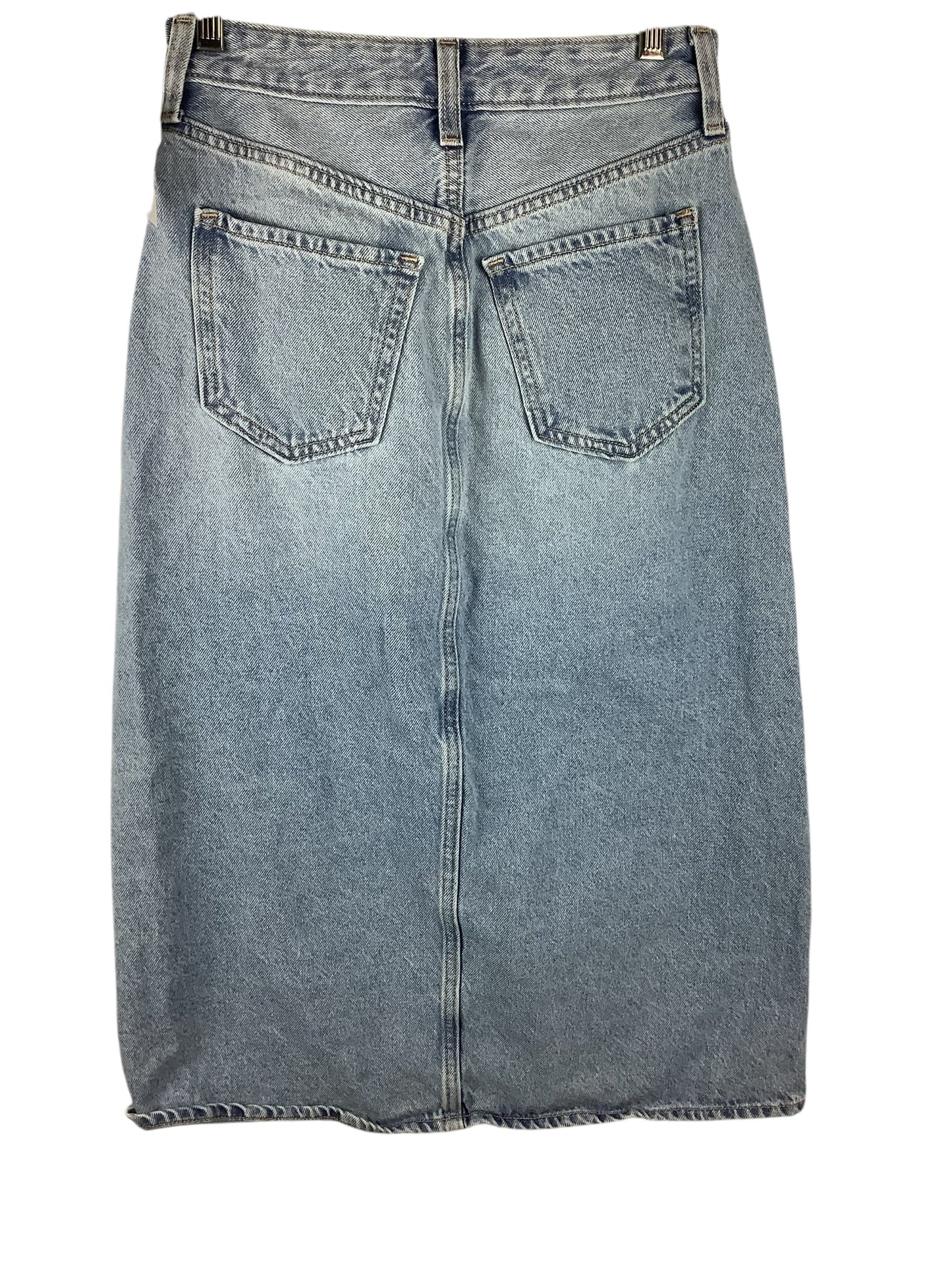 Skirt Midi By Old Navy In Blue Denim, Size: 2