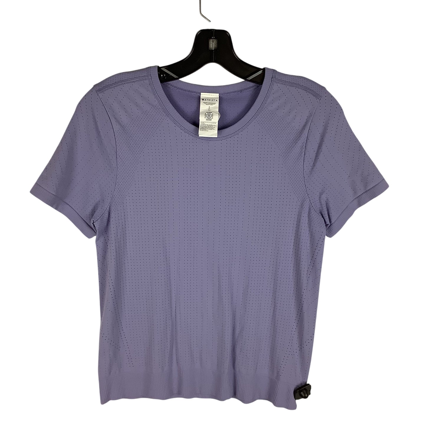 Athletic Top Short Sleeve By Athleta In Purple, Size: S