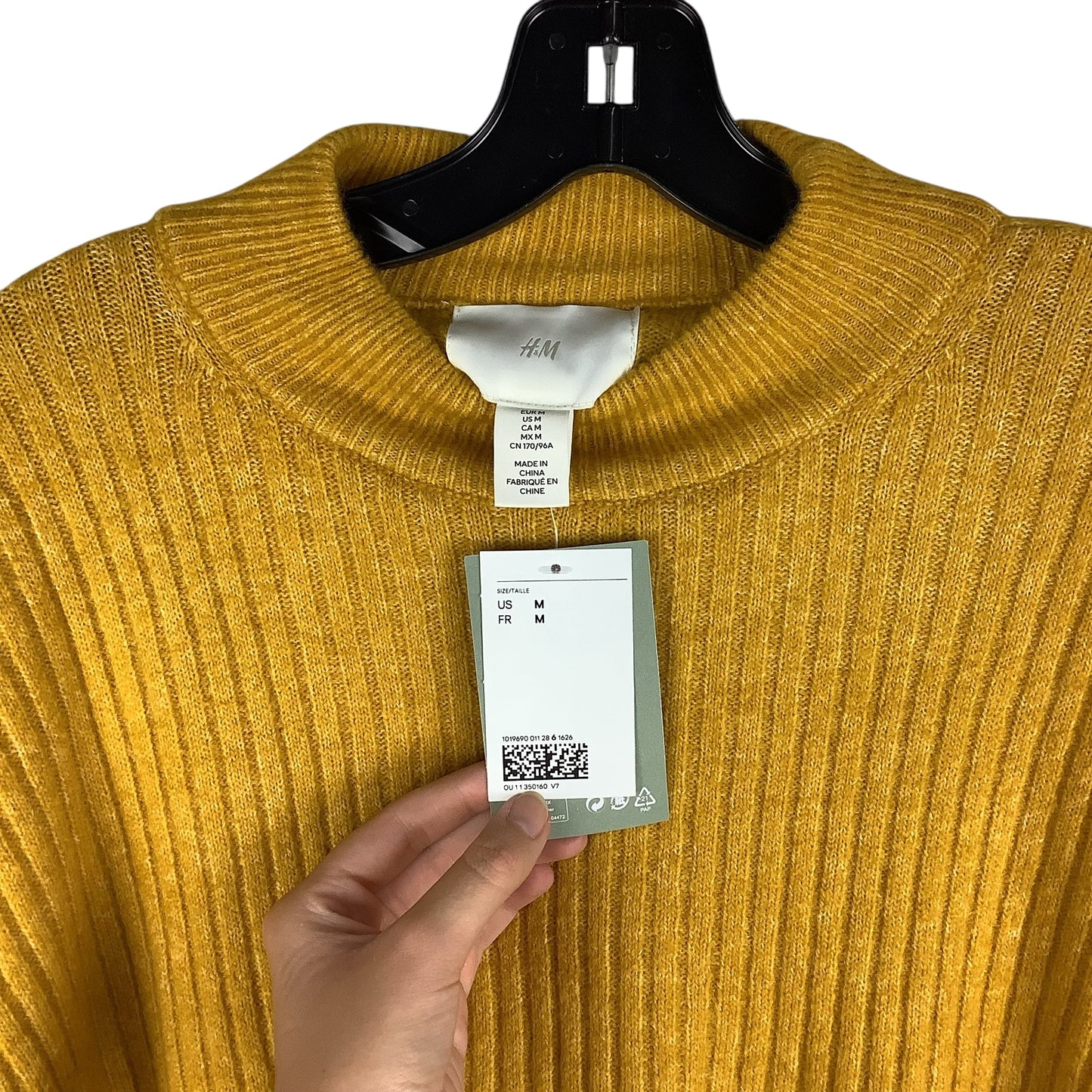 Sweater By H&m In Yellow, Size: M