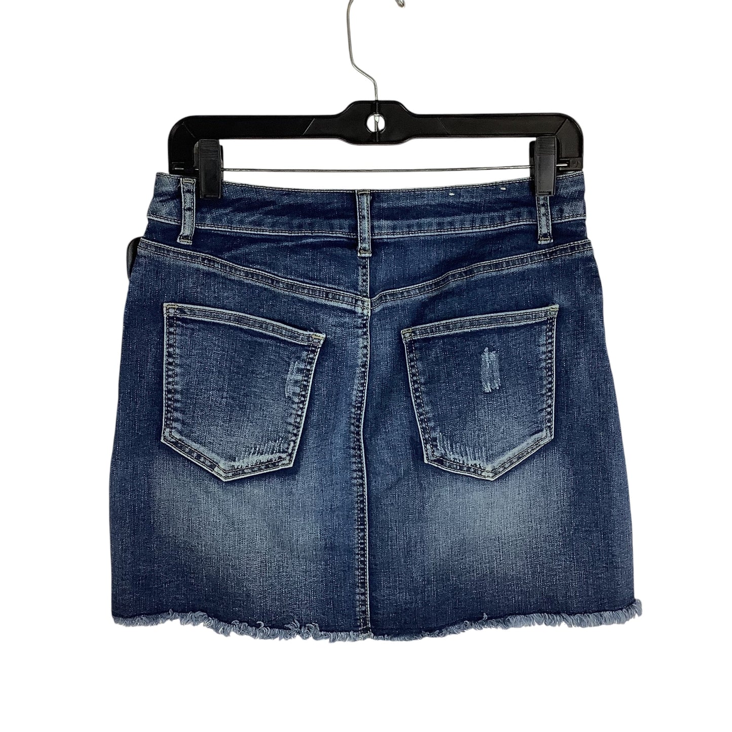 Skirt Mini & Short By Altard State In Blue Denim, Size: S