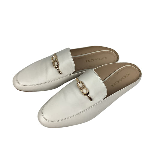 Shoes Designer By Coach In Cream, Size: 8