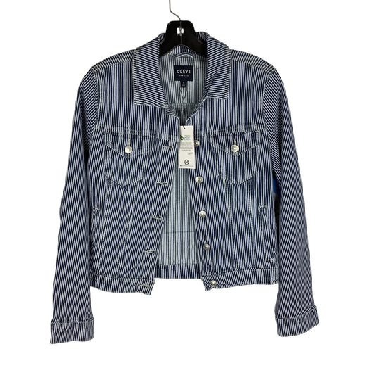 Jacket Denim By Curve Appeal In Blue Denim, Size: S