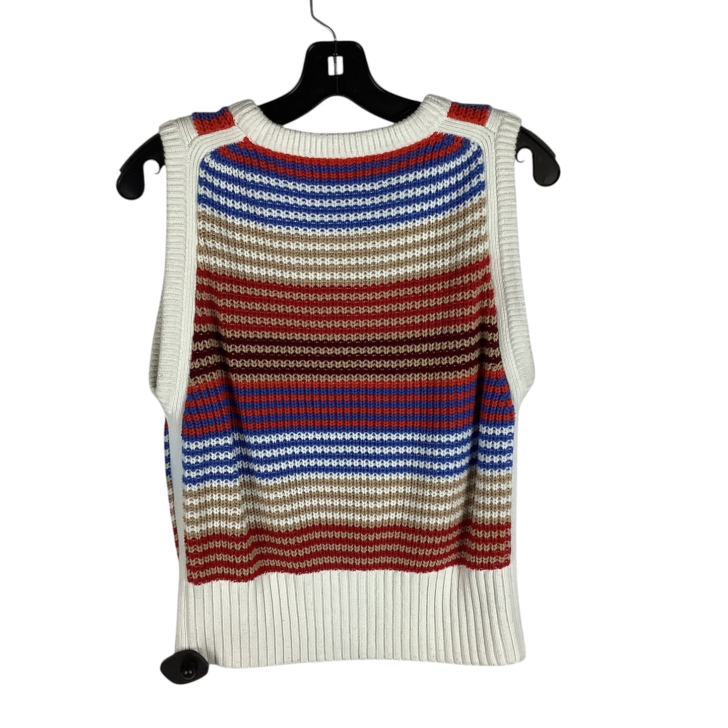 Vest Sweater By Loft In Multi-colored, Size: L