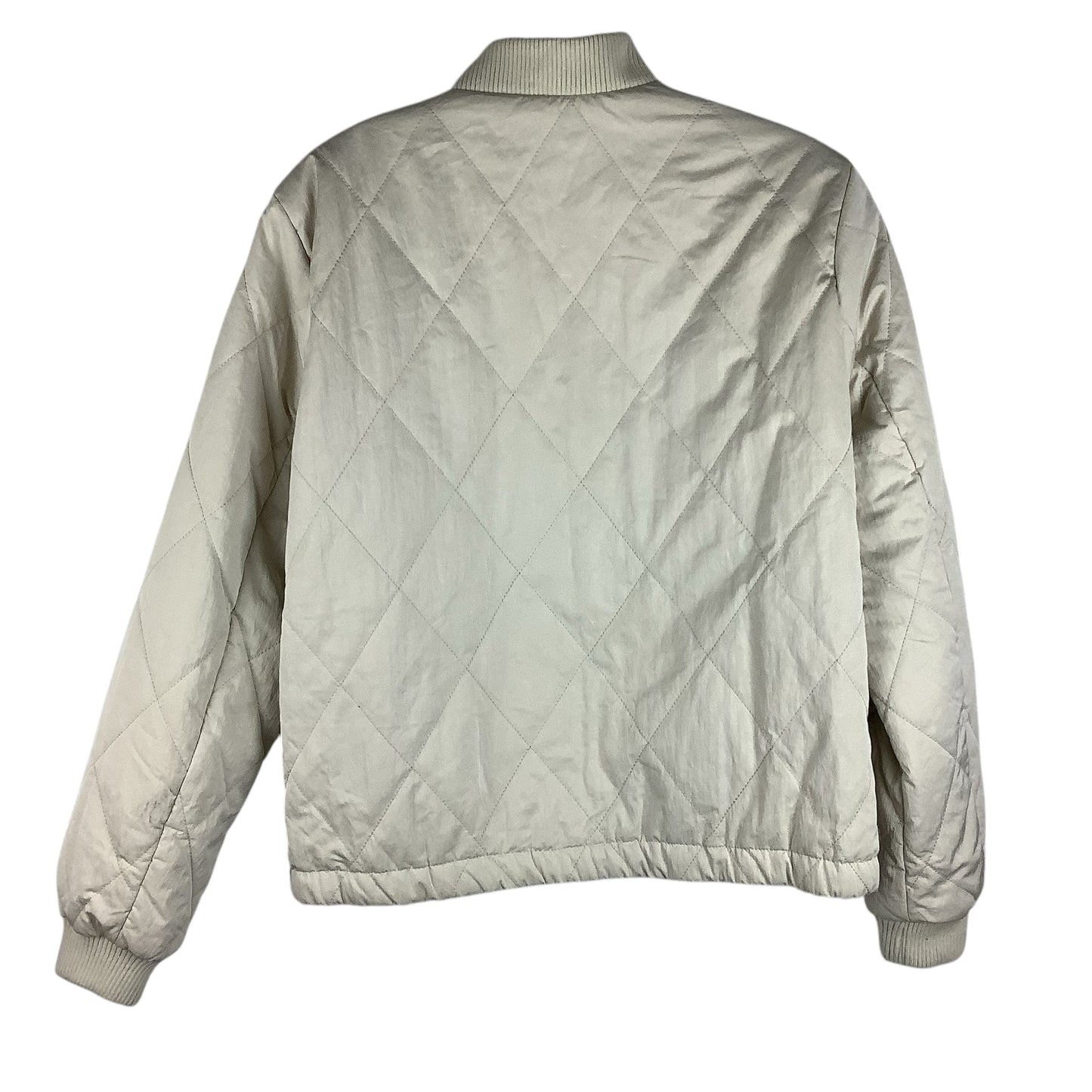 Jacket Puffer & Quilted By Nine West In Cream, Size: S