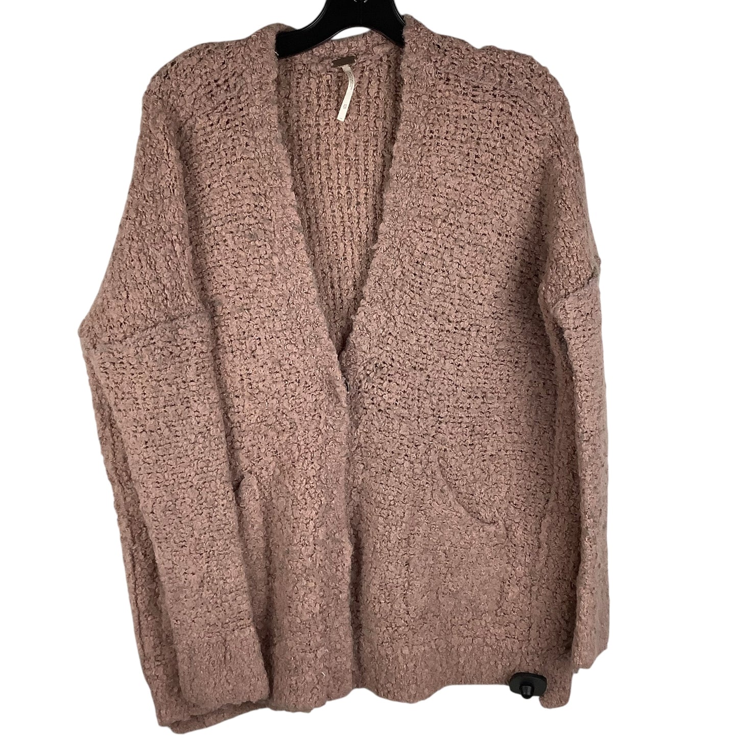 Sweater Cardigan By Free People In Pink, Size: Xs