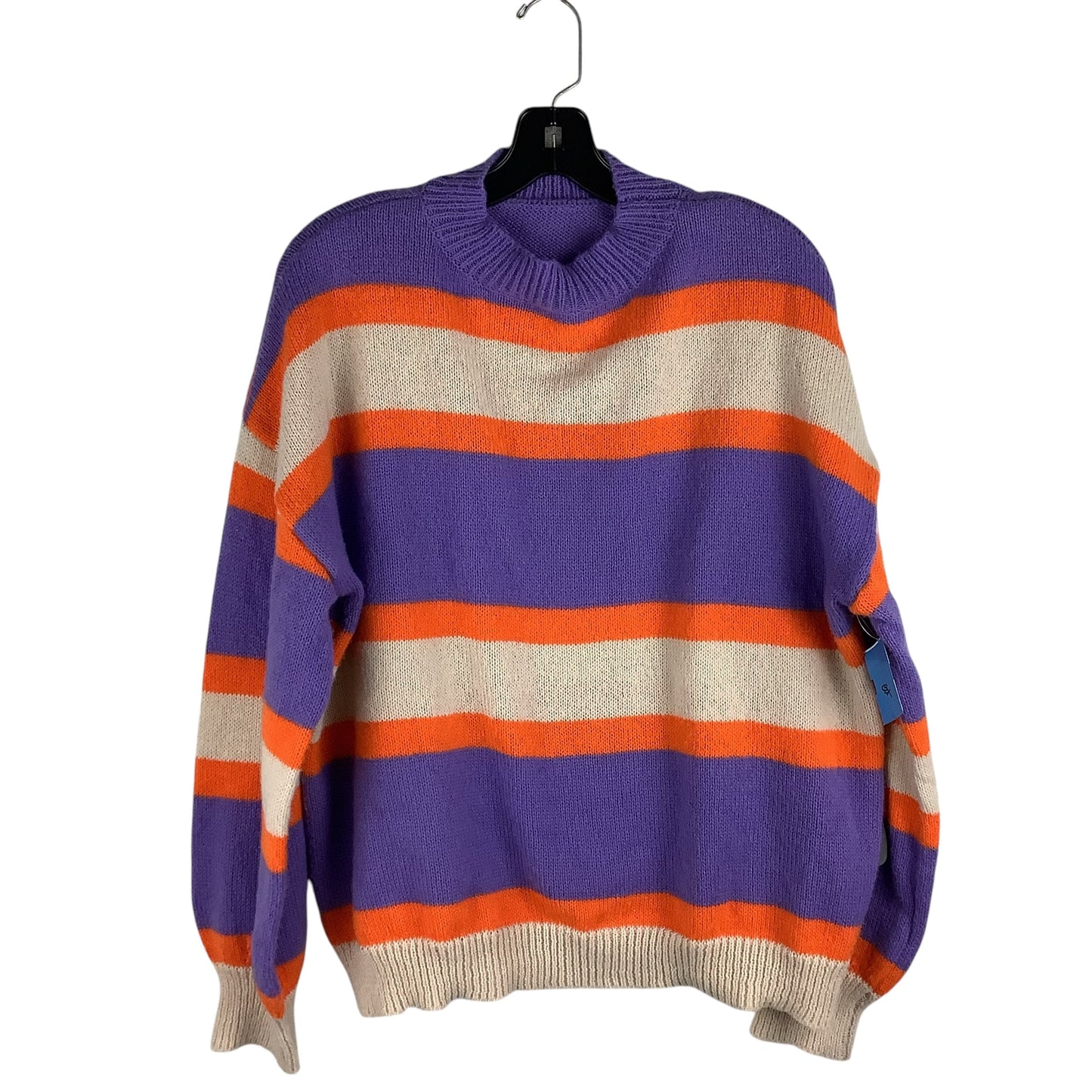 Sweater By Shein In Orange & Purple, Size: L