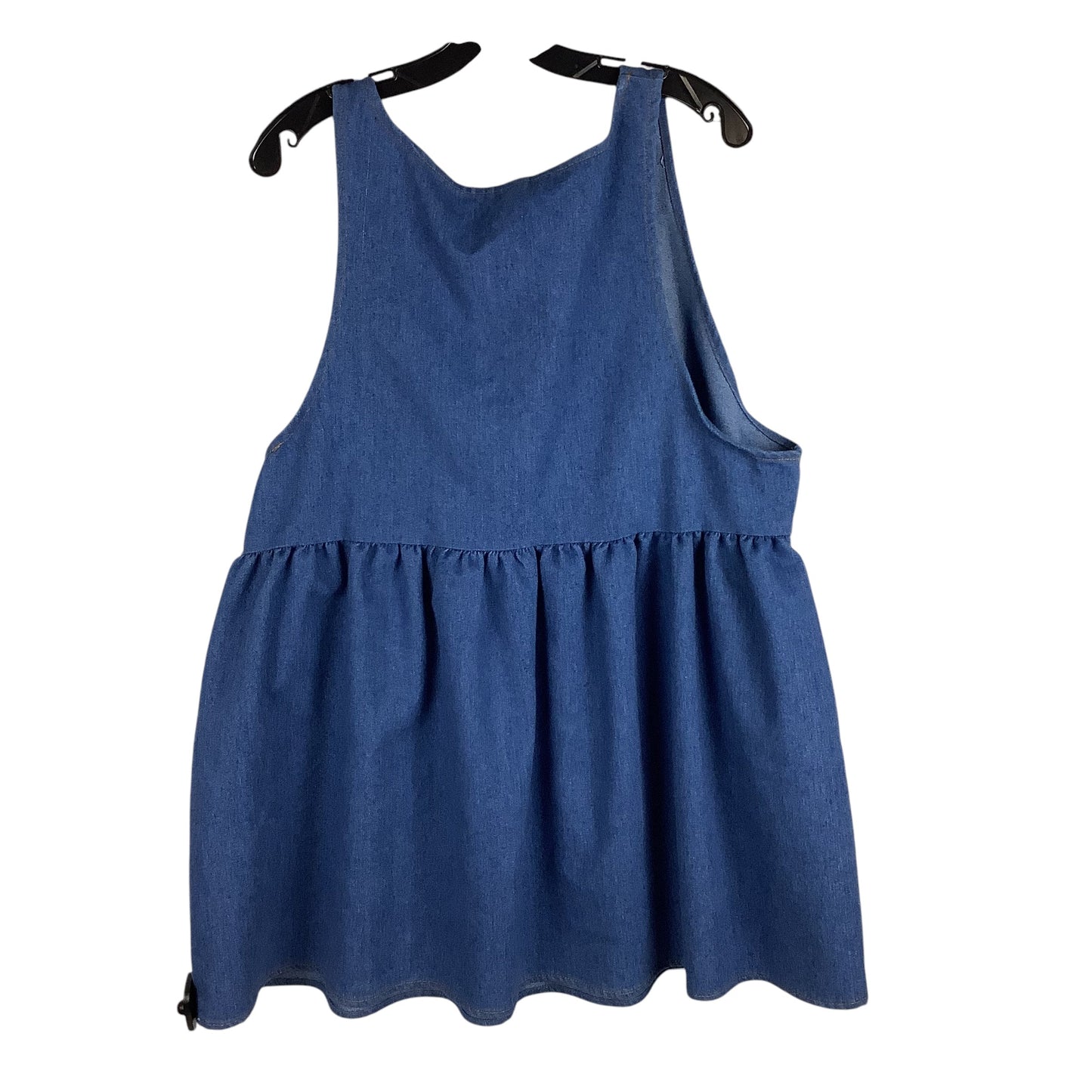 Dress Casual Short By Clothes Mentor In Blue Denim, Size: L