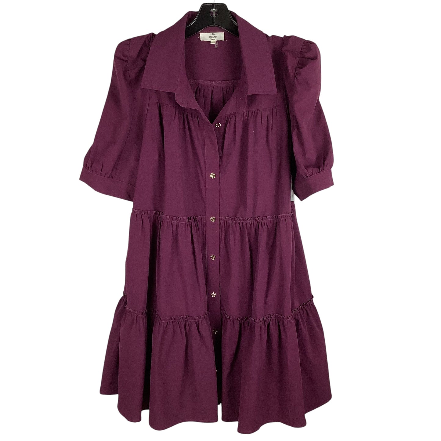 Dress Casual Short By Entro In Purple, Size: L