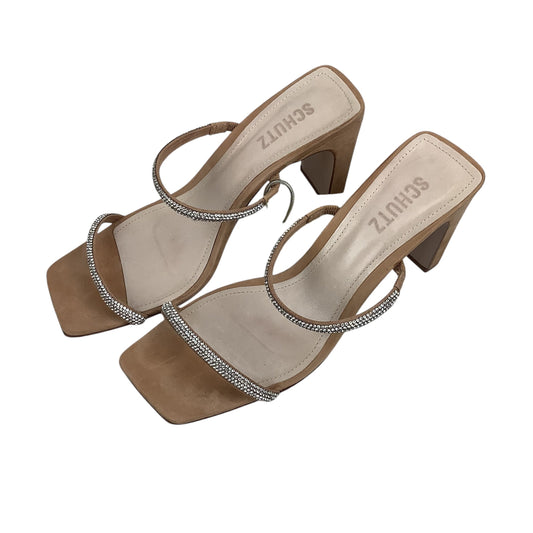 Sandals Designer By Cmb In Tan, Size: 8.5