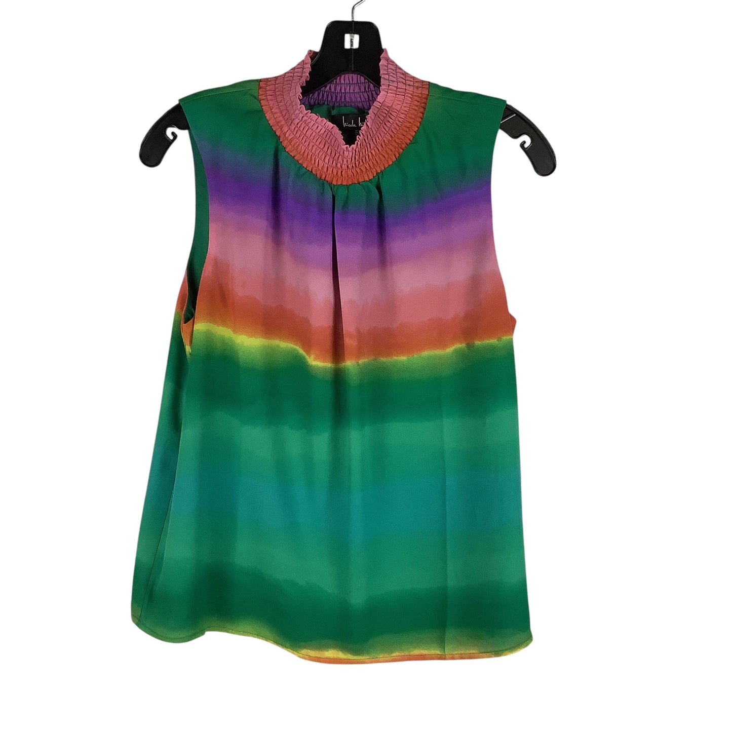 Top Sleeveless By Nicole Miller In Multi-colored, Size: M