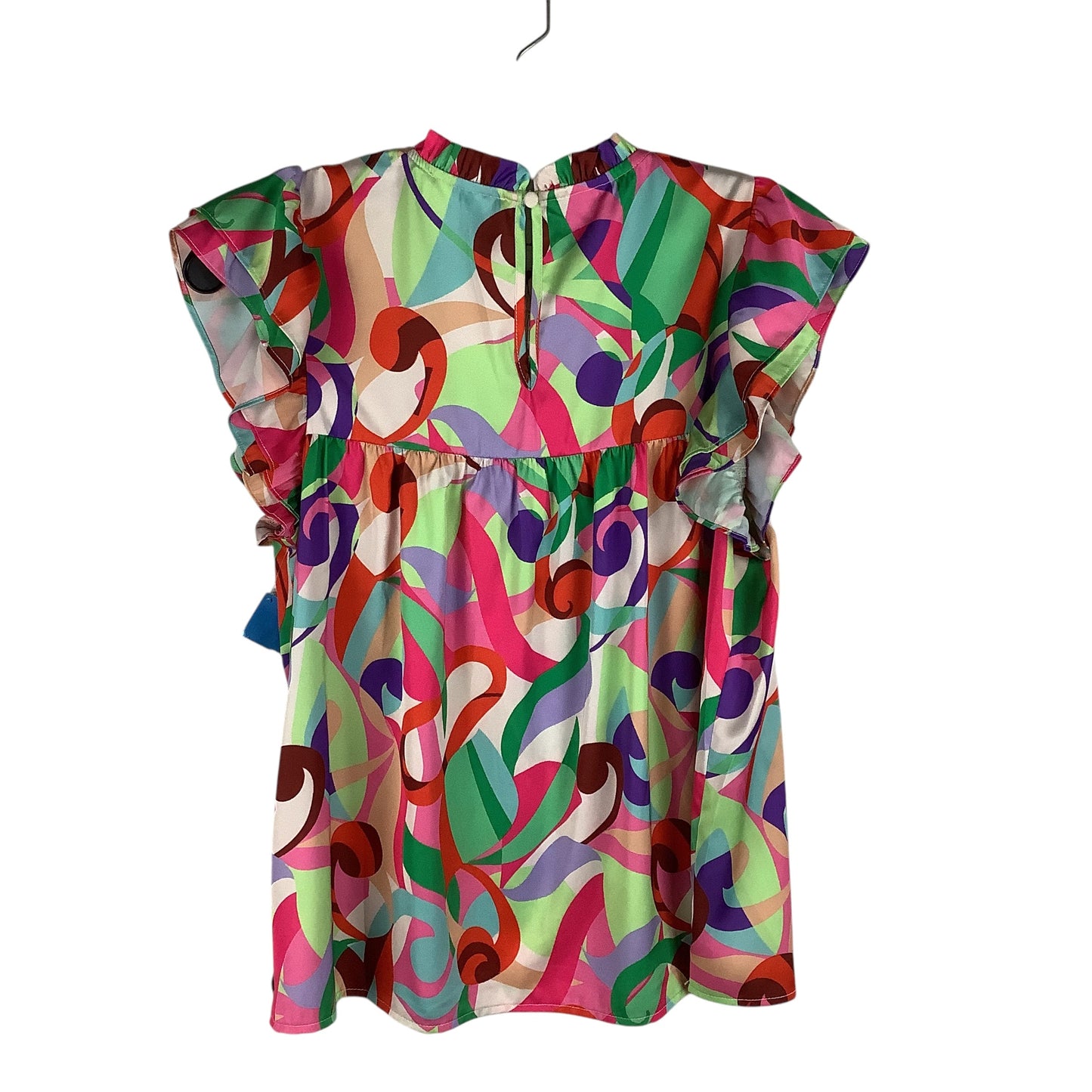 Top Short Sleeve By Thml In Multi-colored, Size: Xs