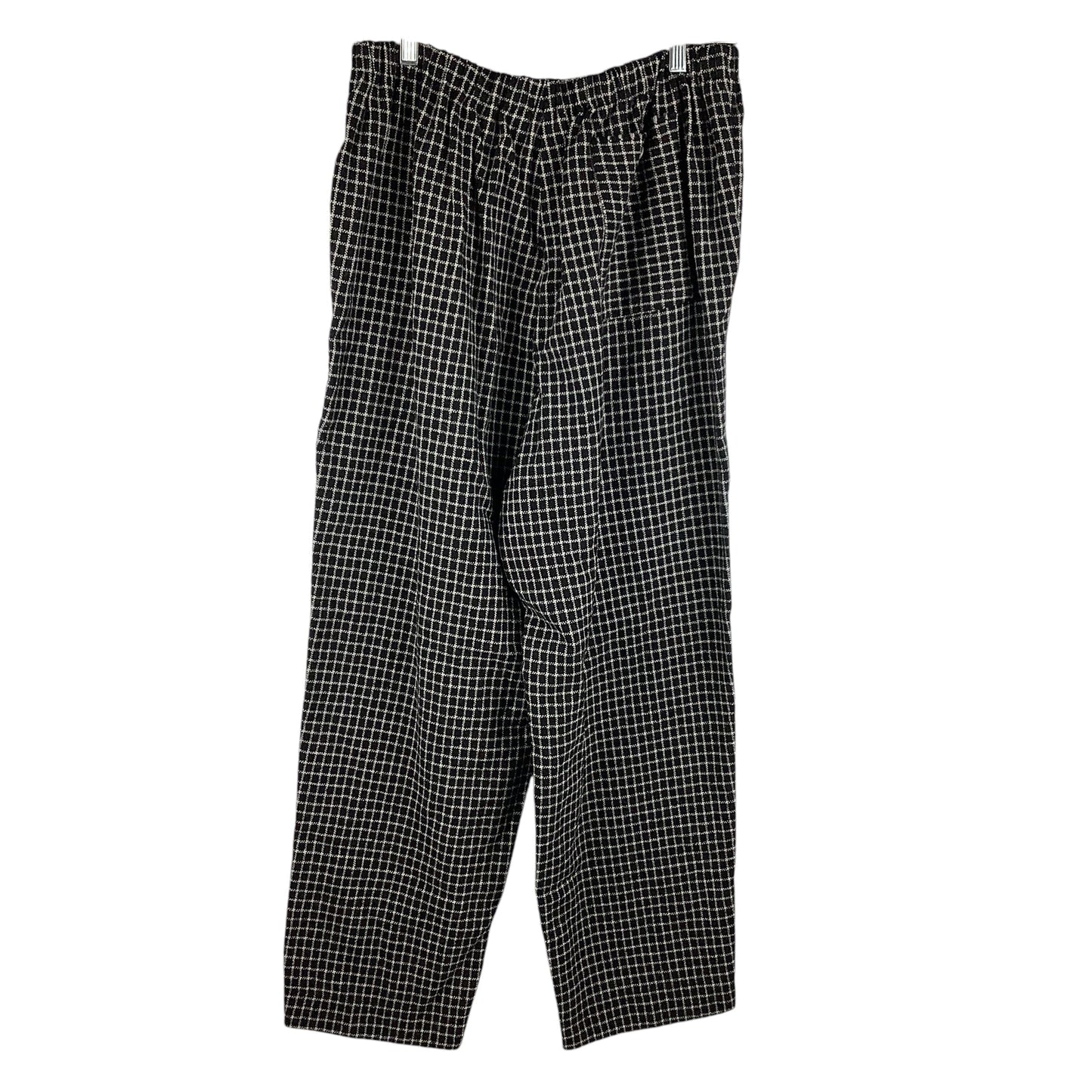 Pants Designer By Cmb In Plaid Pattern, Size: M