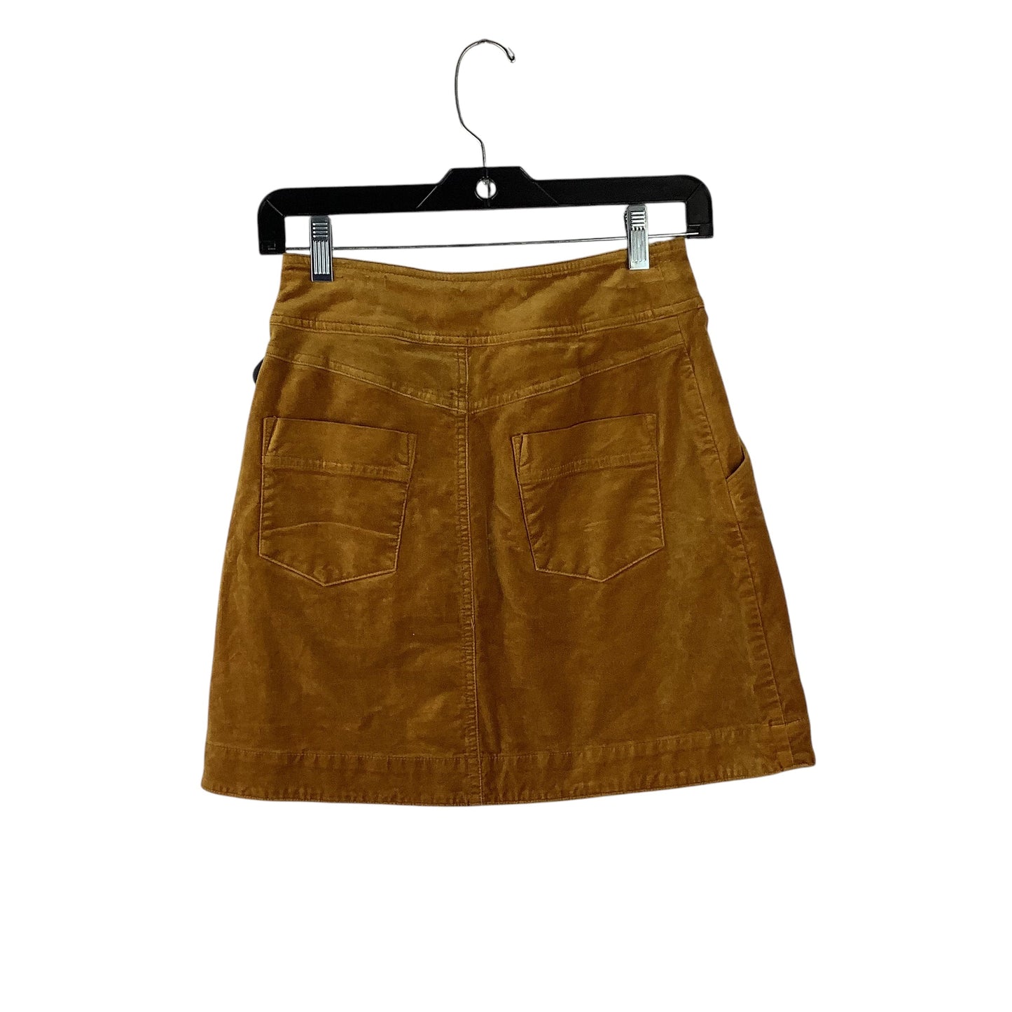 Skirt Mini & Short By Anthropologie In Yellow, Size: 0