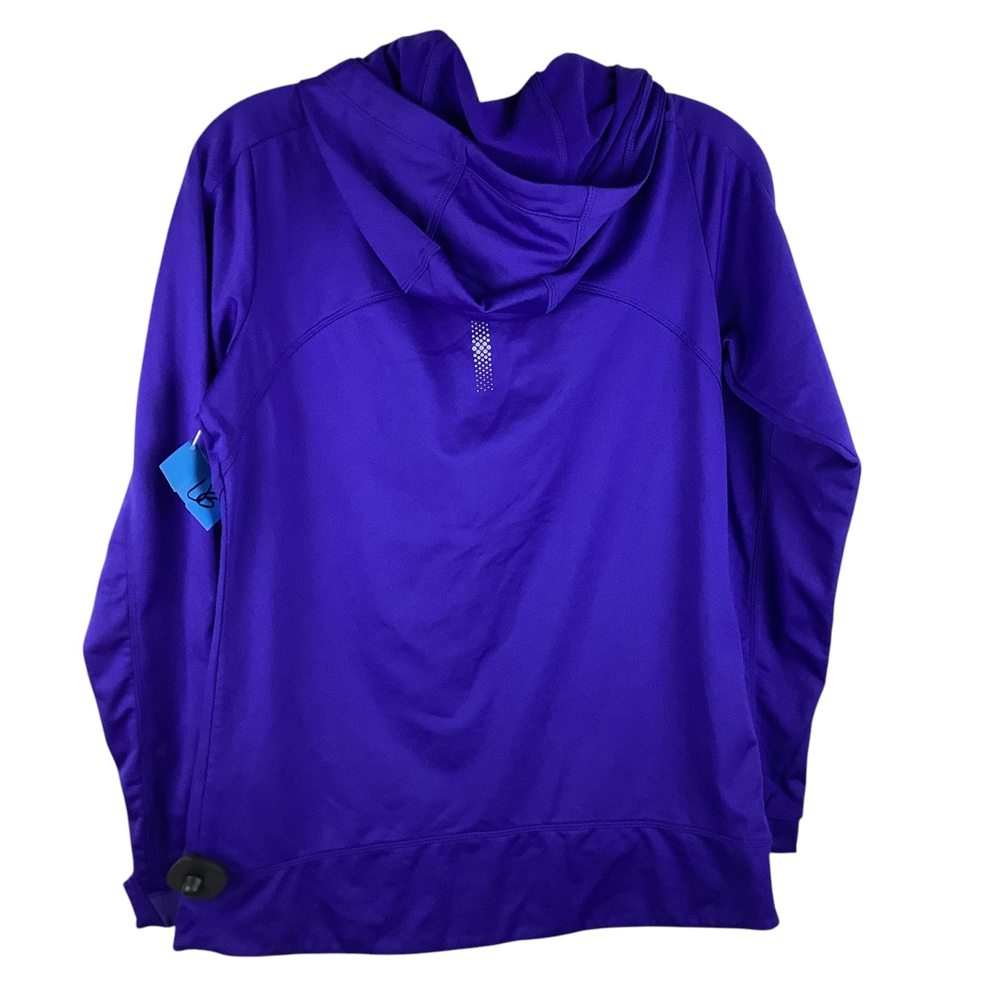 Athletic Top Long Sleeve Hoodie By Athleta In Blue, Size: M