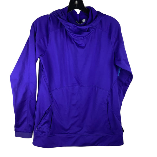 Athletic Top Long Sleeve Hoodie By Athleta In Blue, Size: M