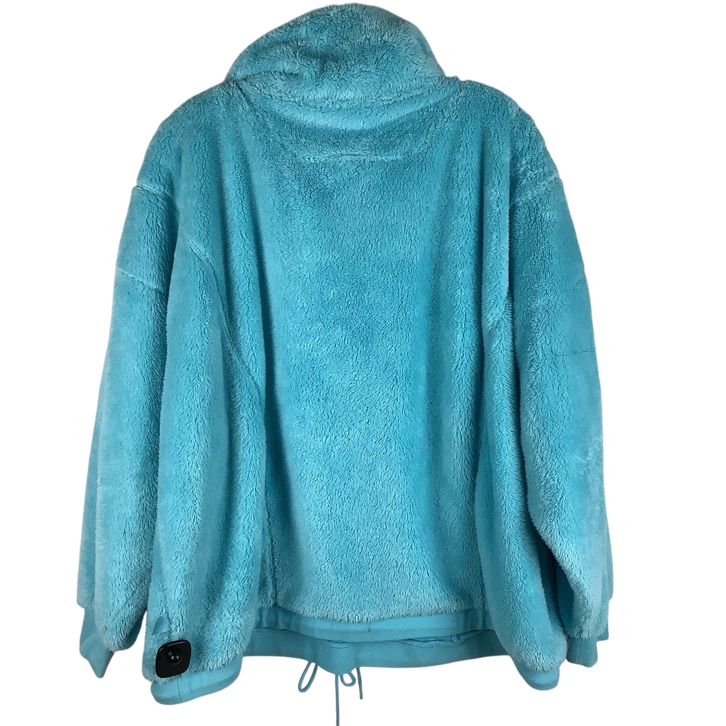 Jacket Faux Fur & Sherpa By Joy Lab In Blue, Size: Xl