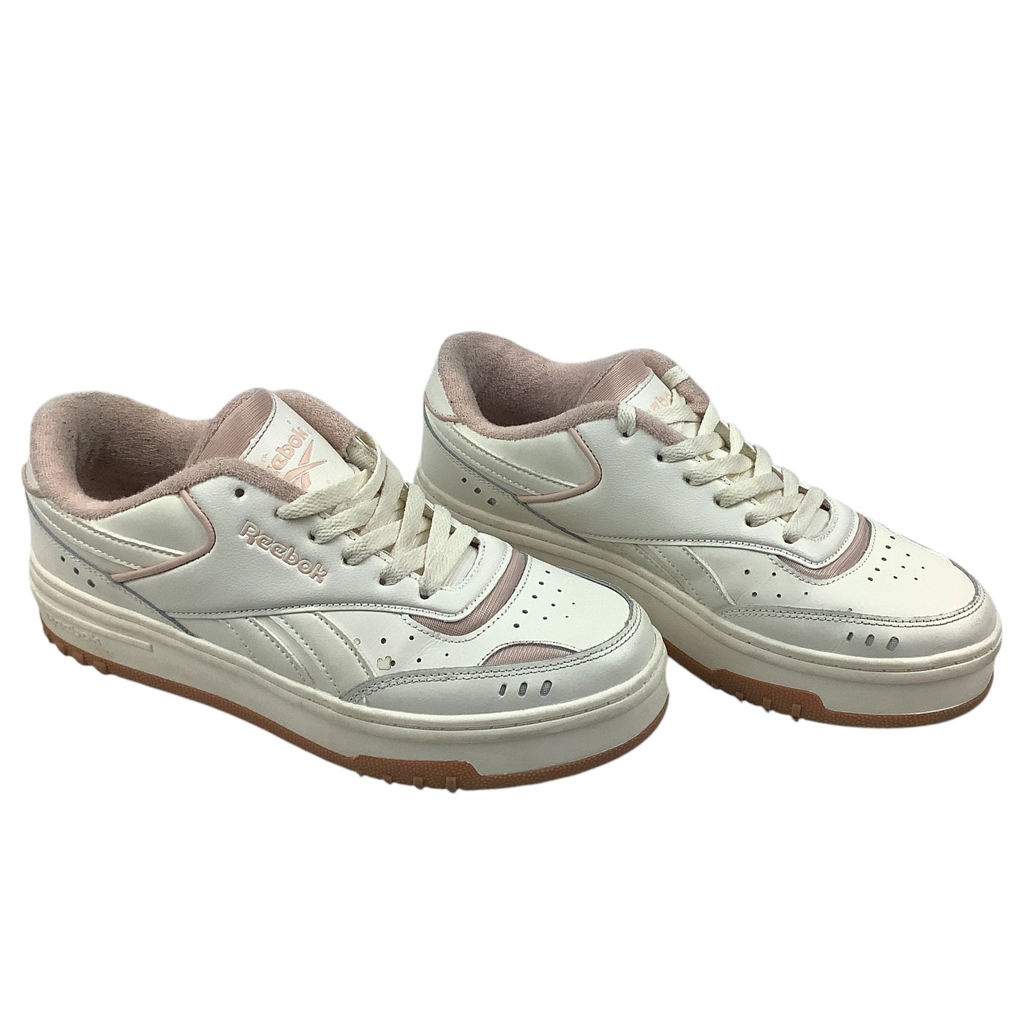 Shoes Sneakers By Reebok In Cream, Size: 9