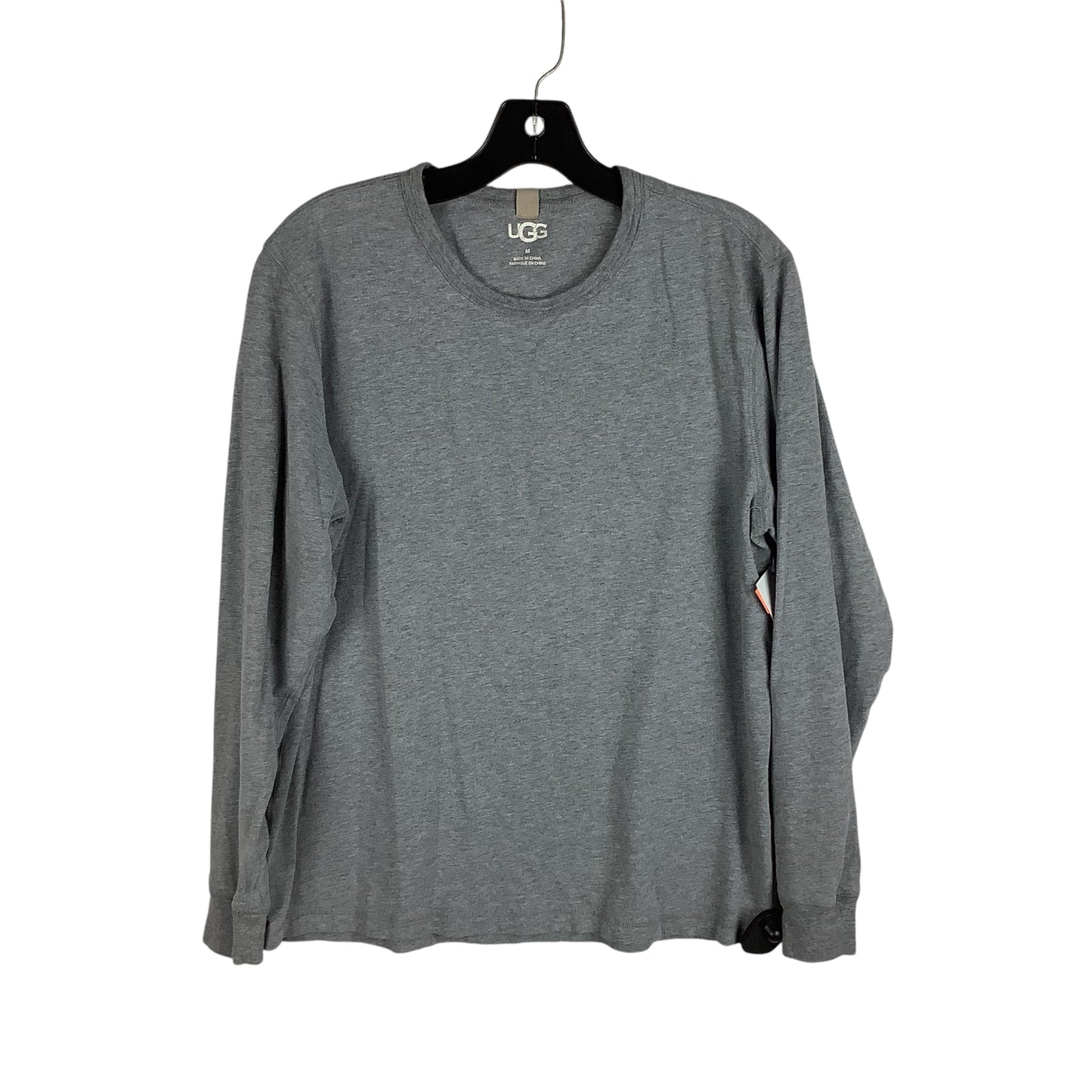 Top Long Sleeve Designer By Ugg In Grey, Size: M