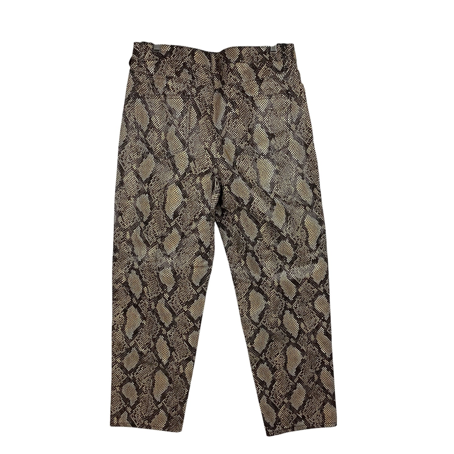 Pants Other By Asos In Snakeskin Print, Size: 14 (32)