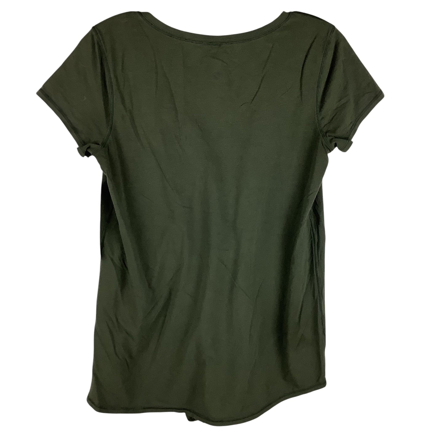 Athletic Top Short Sleeve By Lululemon In Green, Size: 6