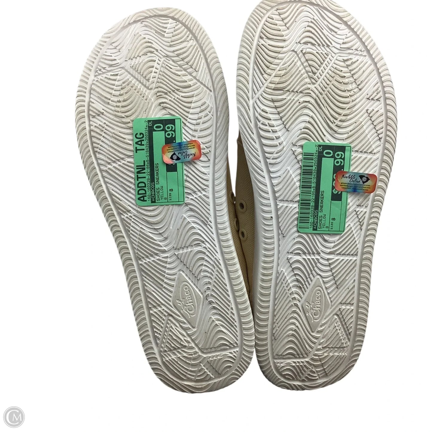 Shoes Sneakers By Chacos In Yellow, Size: 8