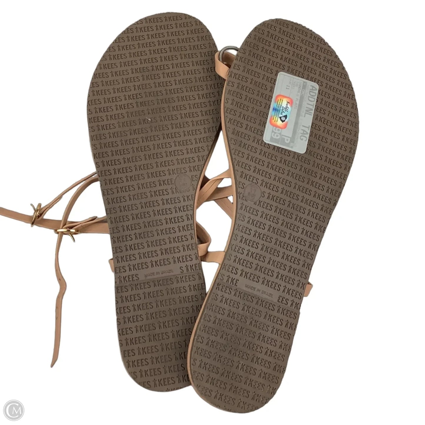 Sandals Flats By Cmc In Tan, Size: 11